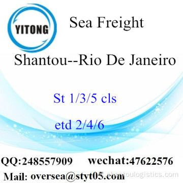 Shantou Port LCL Consolidamento A Rio De Janeiro